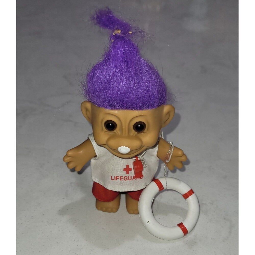 VINTAGE 1980 LIFEGUARD  5" Russ Troll Doll EUC